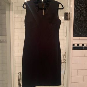 Black Midi Dress Calvin Klein